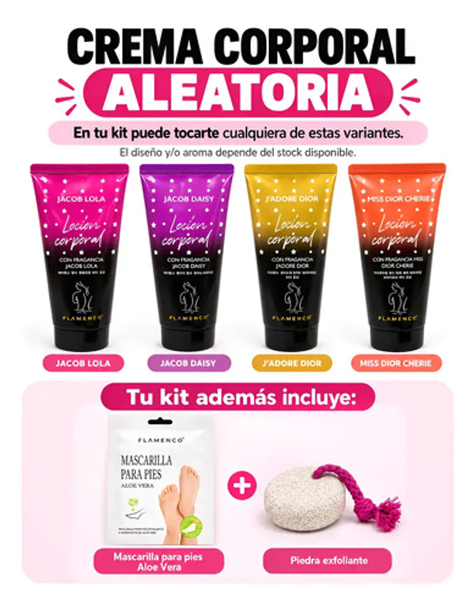 Kit Spa Pedicure Aloe Vera Loción Corporal Piedra 1
