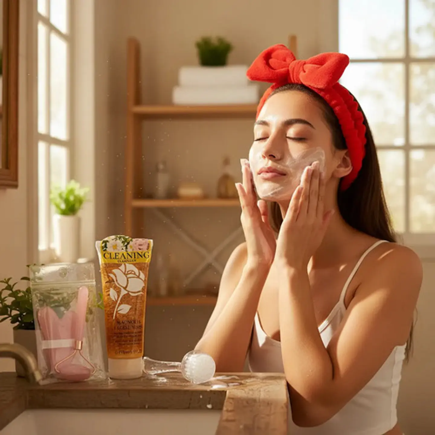 Kit Spa Facial Relax Con Masajeador + Set De Regalo 2