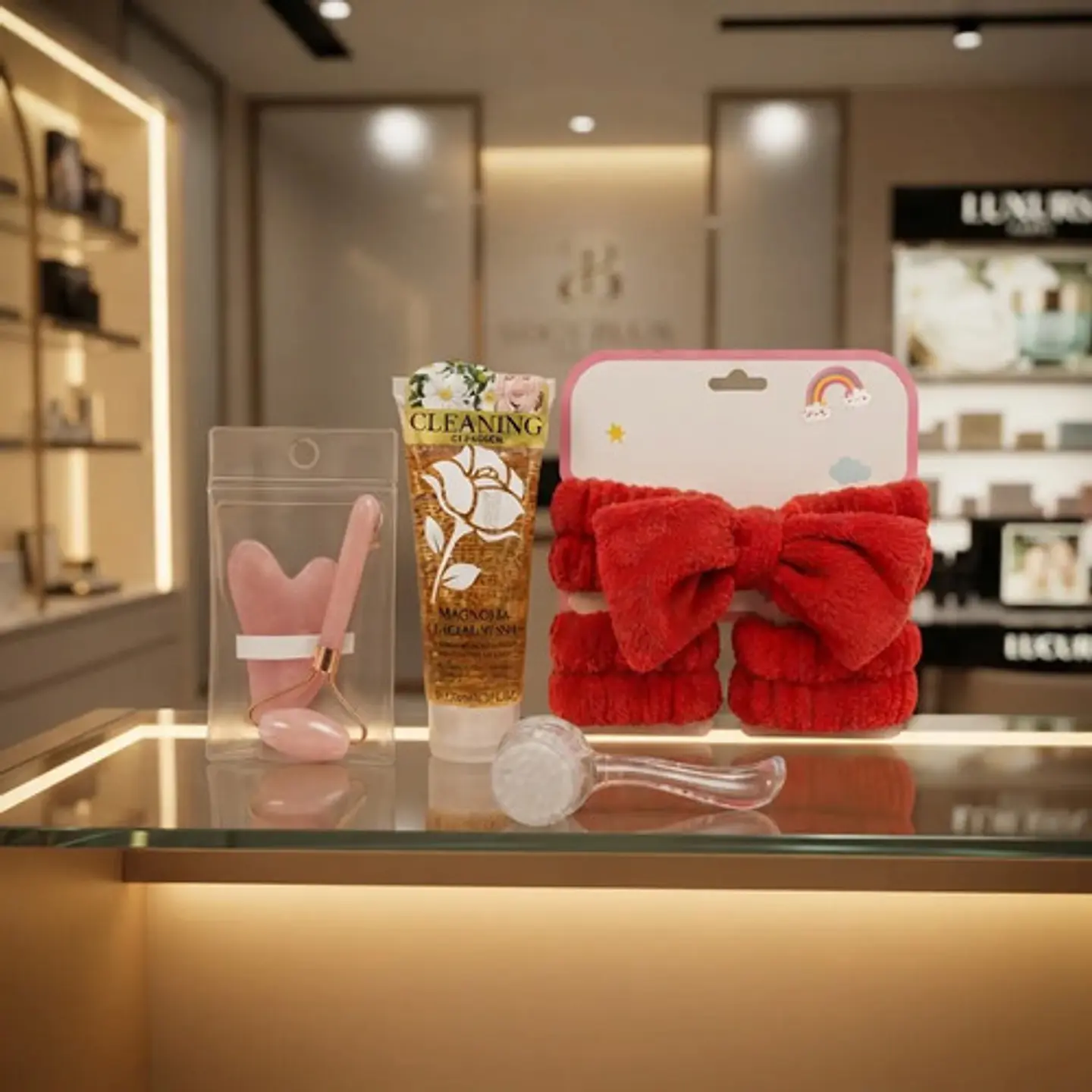 Kit Spa Facial Relax Con Masajeador + Set De Regalo 3