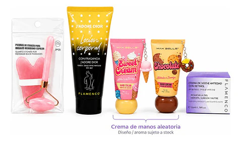 Kit Spa Facial Corporal Cuarzo Rosa Y Cremas