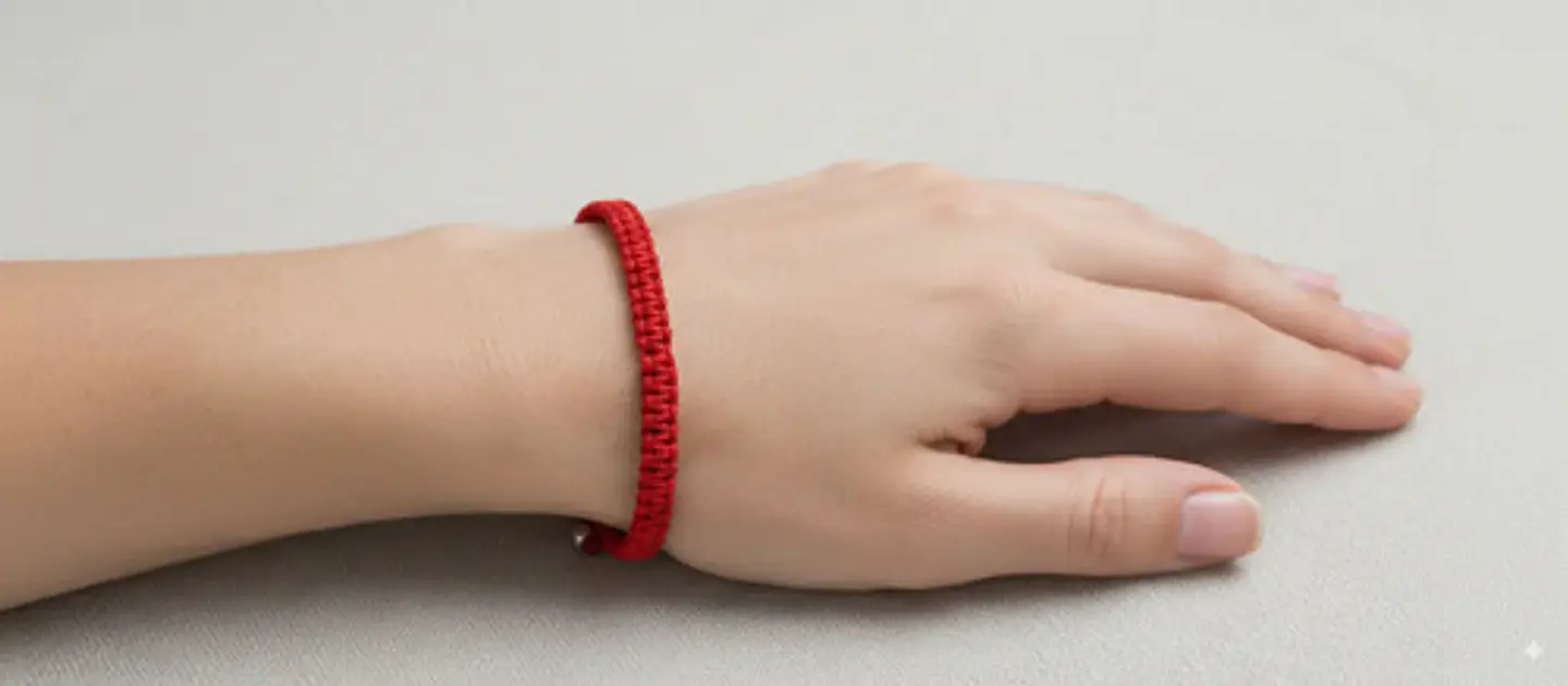 Pulsera Kabbalah Hilo Rojo Suerte, Éxito Y Energía 3