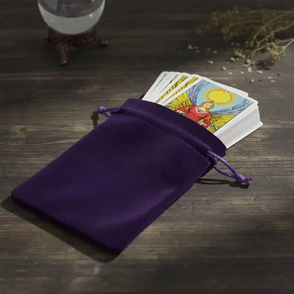 Bolsa De Tarot Genérica En Gamuza 2