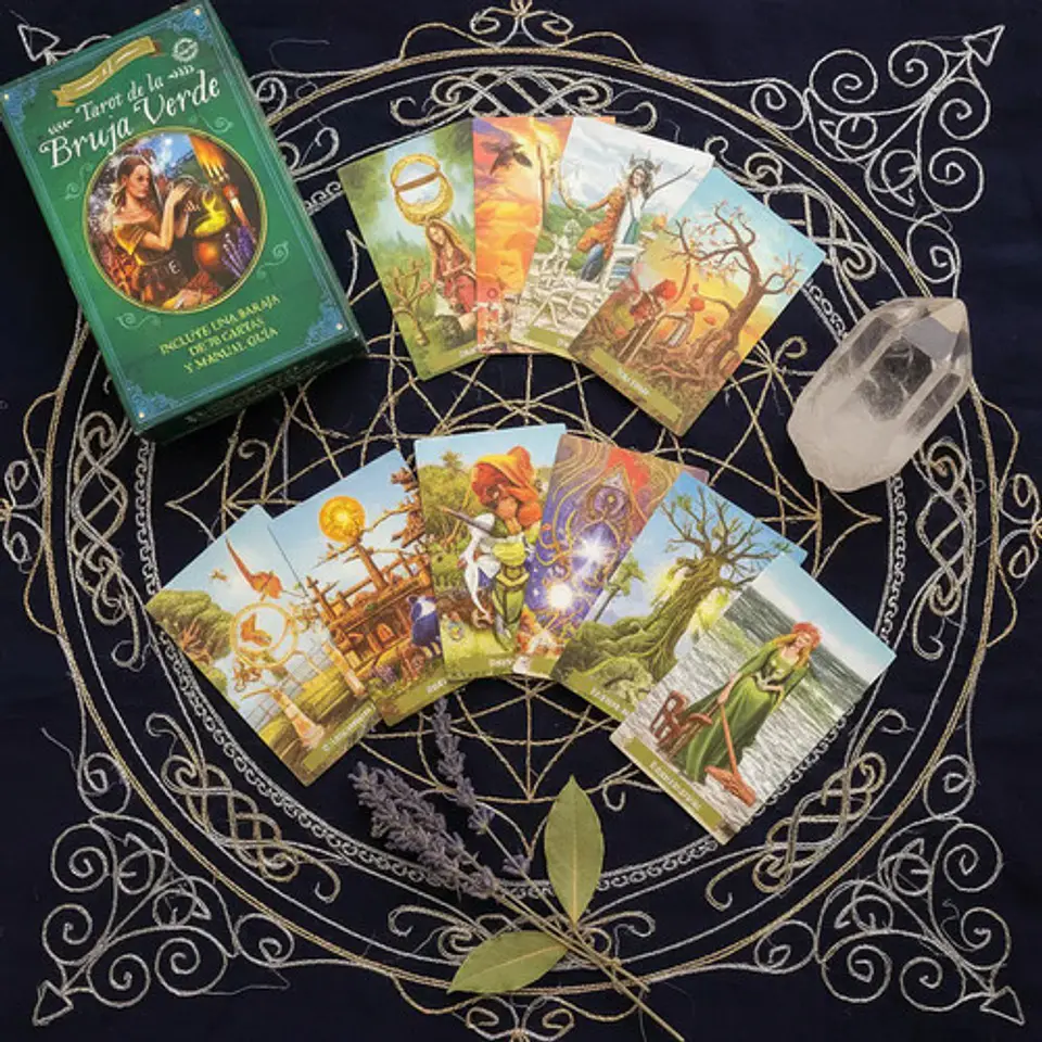 Cartas De Tarot Bruja Verde 2