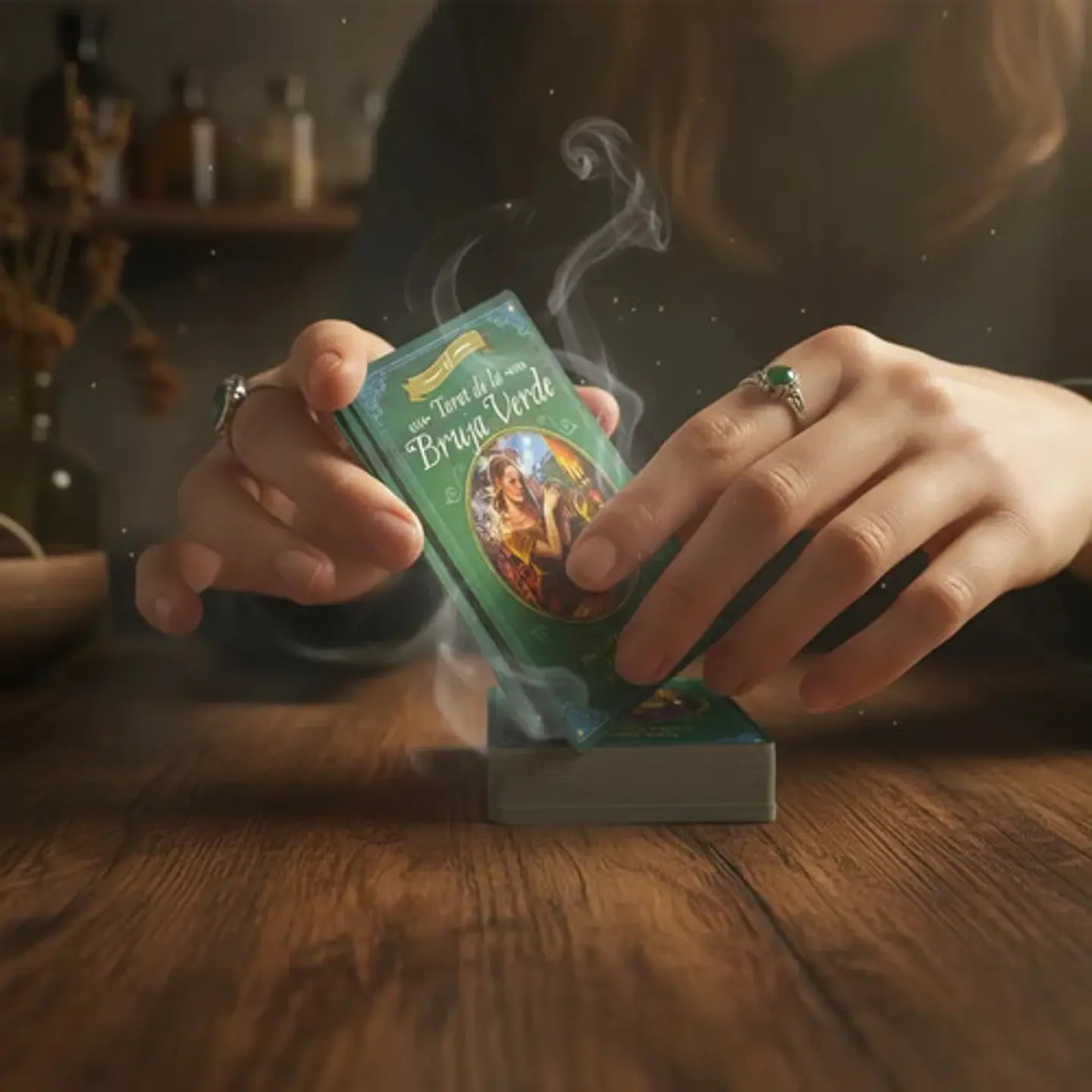 Cartas De Tarot Bruja Verde 3
