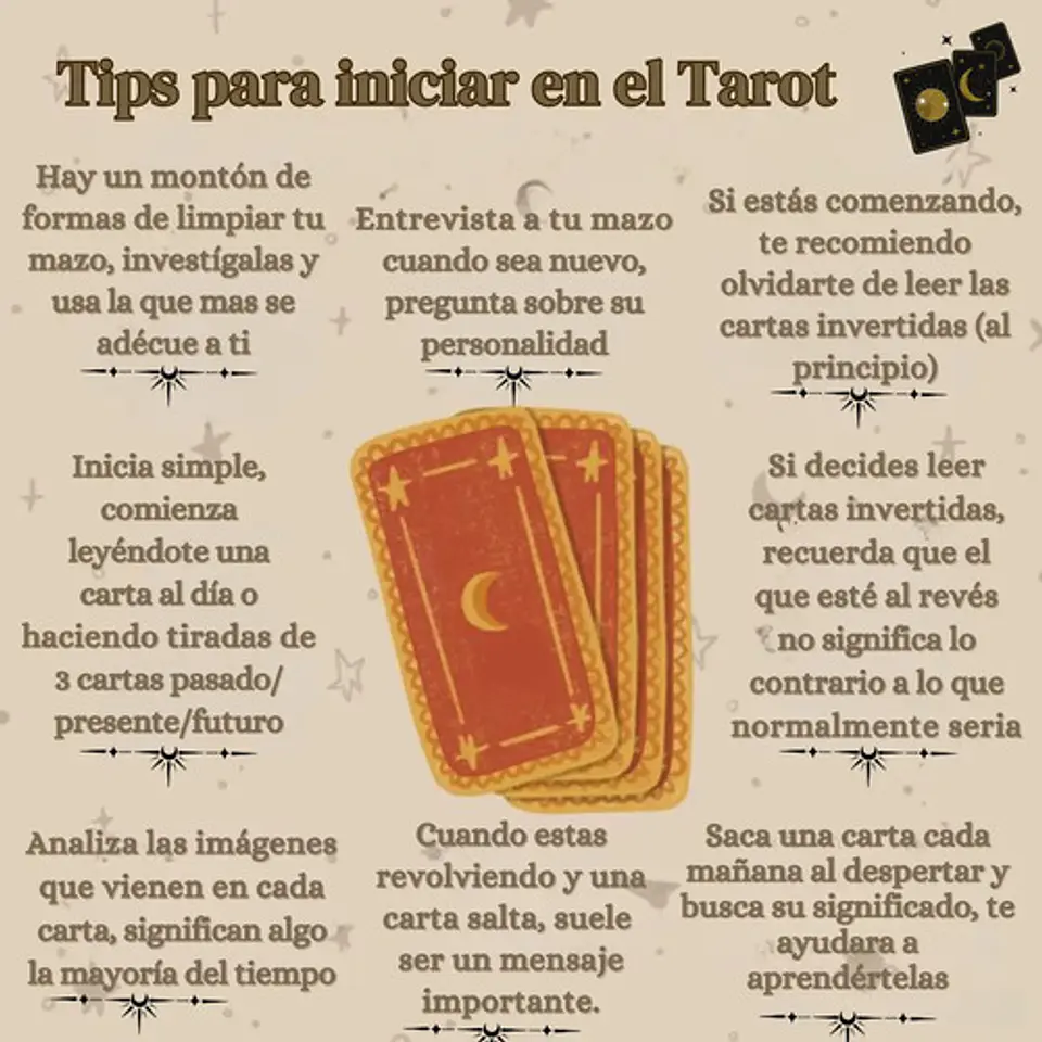 Cartas De Tarot De Marsella + Instructivo + Ritual Activación 7