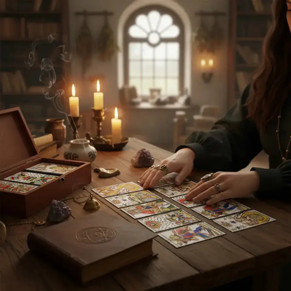 Cartas De Tarot De Marsella + Instructivo + Ritual Activación 8