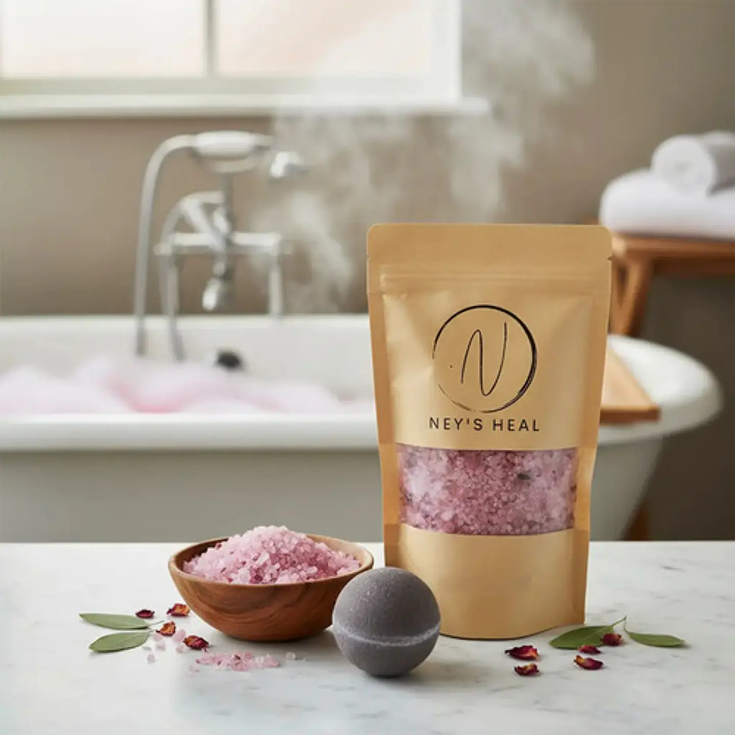 Sales De Baño Terapéuticas Ney's Heal 220 Gramos 2