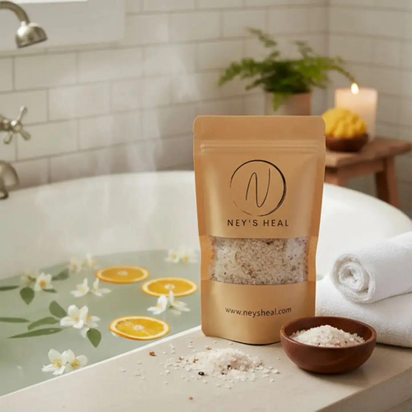 Sales De Baño Terapéuticas Ney's Heal 220 Gramos 6