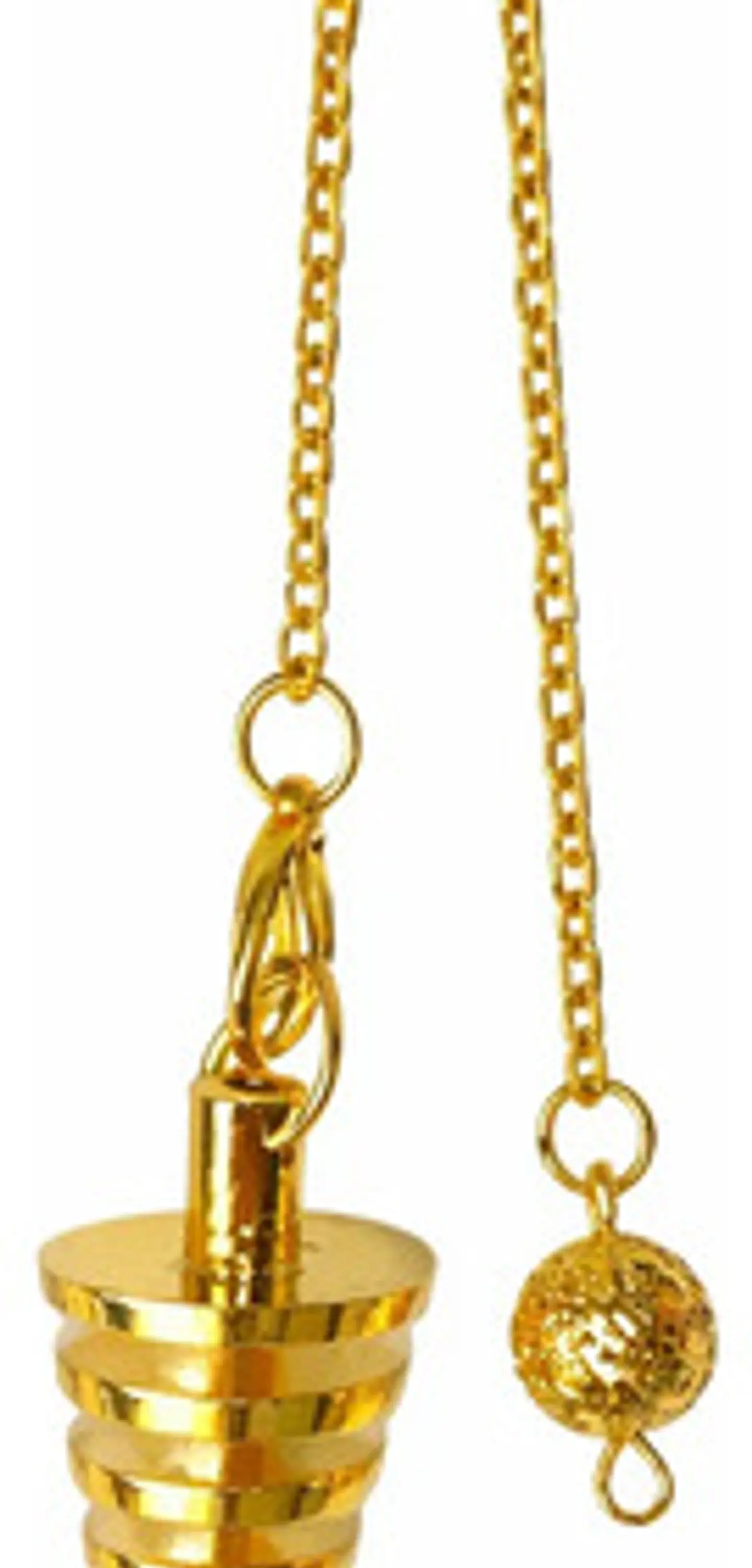 Péndulo Esotérico De Metal M – Dorado 1