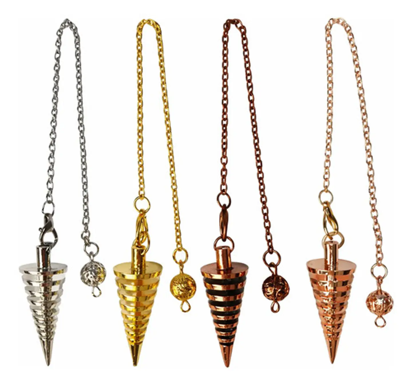 Péndulo Esotérico De Metal M – Dorado 2