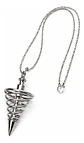 Péndulo Esotérico De Metal M – Plateado - Miniatura 1