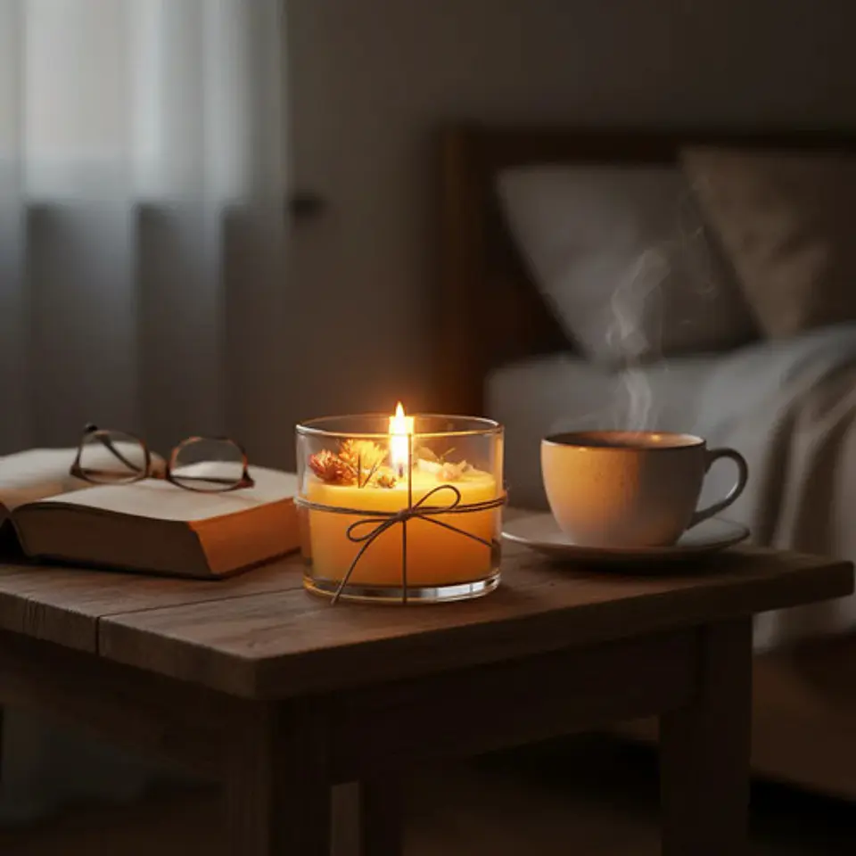 Vela Aromática Redonda Para Ambiente 5