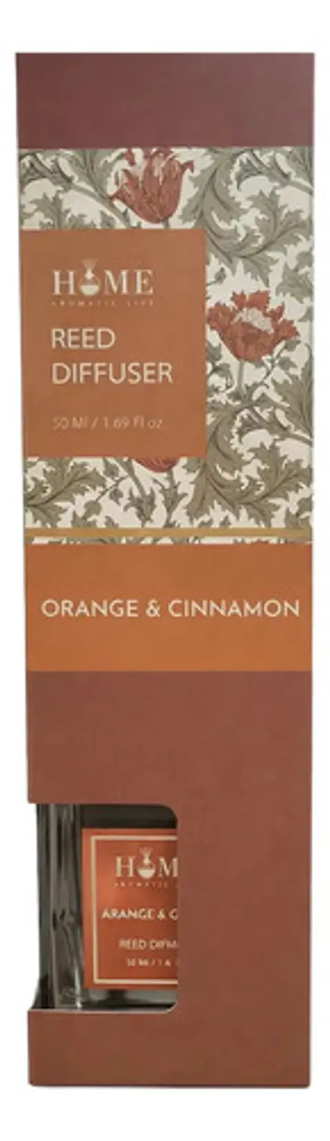 Difusor Home Reed Diffuser Naranja & Canela 50 Ml
