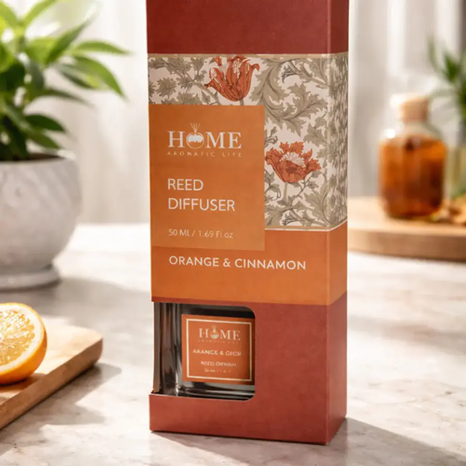 Difusor Home Reed Diffuser Naranja & Canela 50 Ml 2