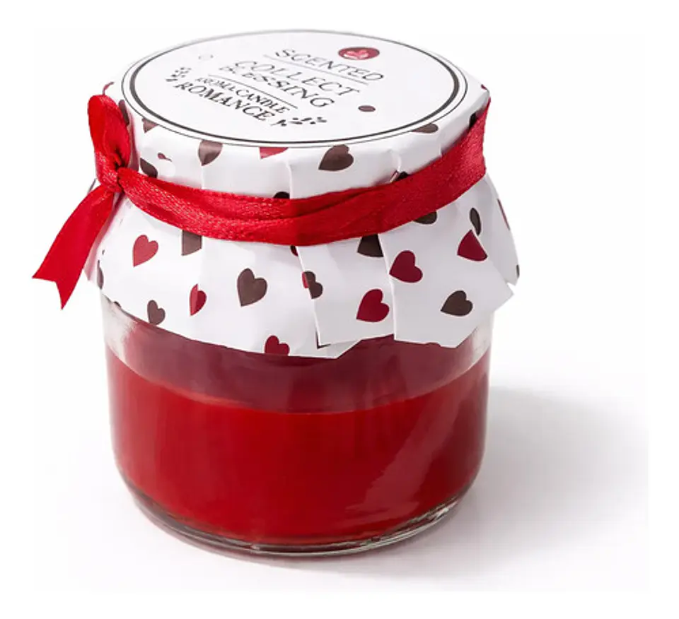Vela Decorativa Rose Para Ambiente Romántico 1
