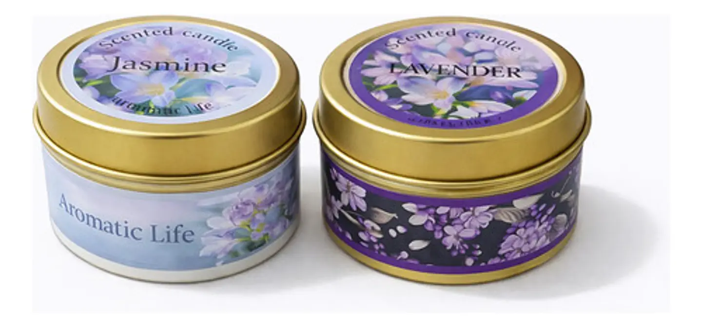 Vela Aromática Para Ambiente Blanca Redonda 4