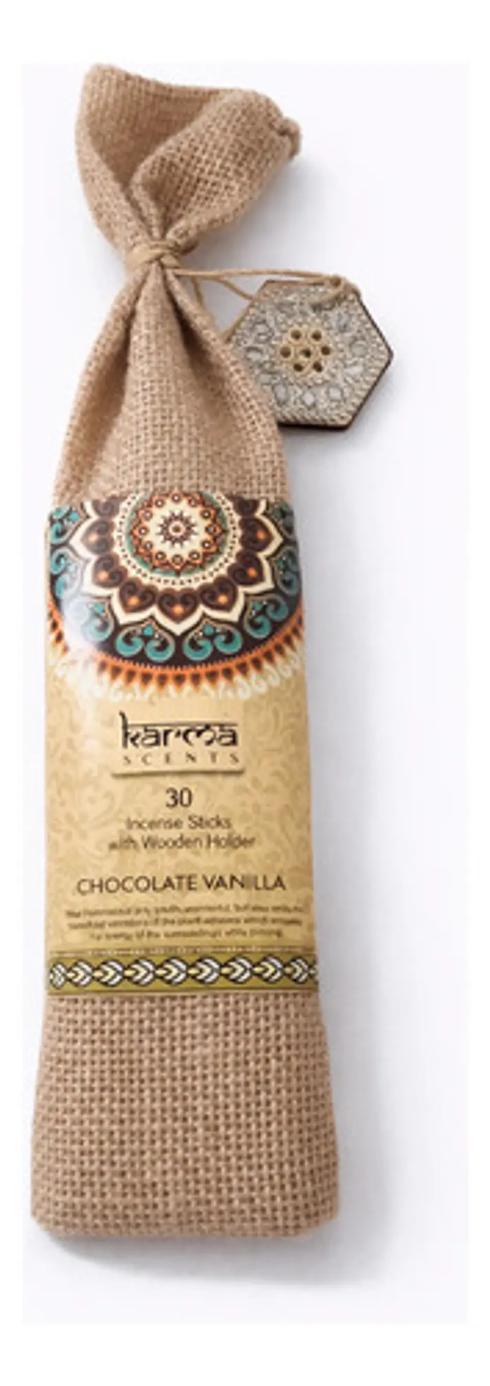 Varilla Karma Incienso Con Base + Bolsa Yute 3