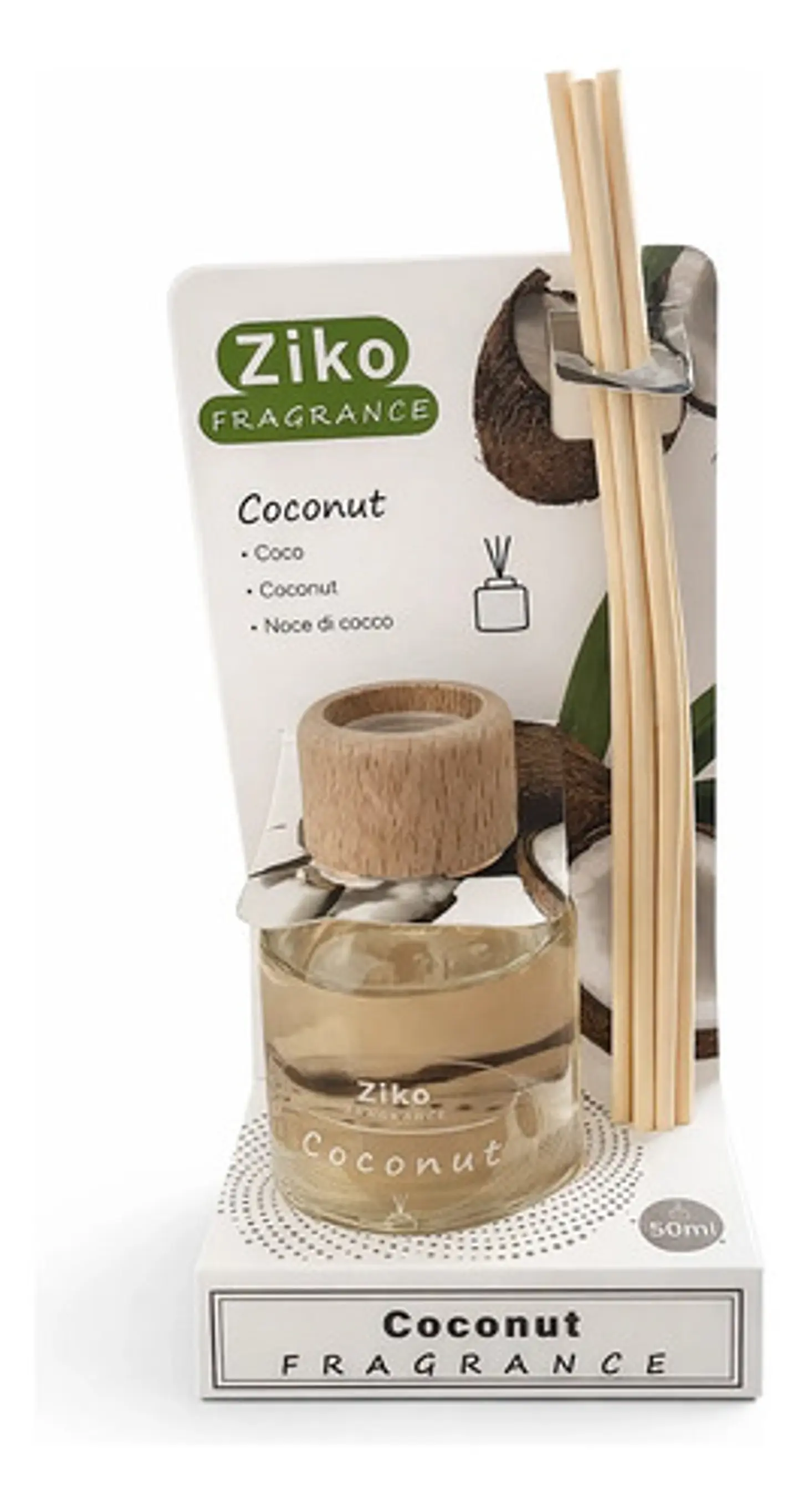 Difusor Ziko Fragancia Coco 50 Ml 1