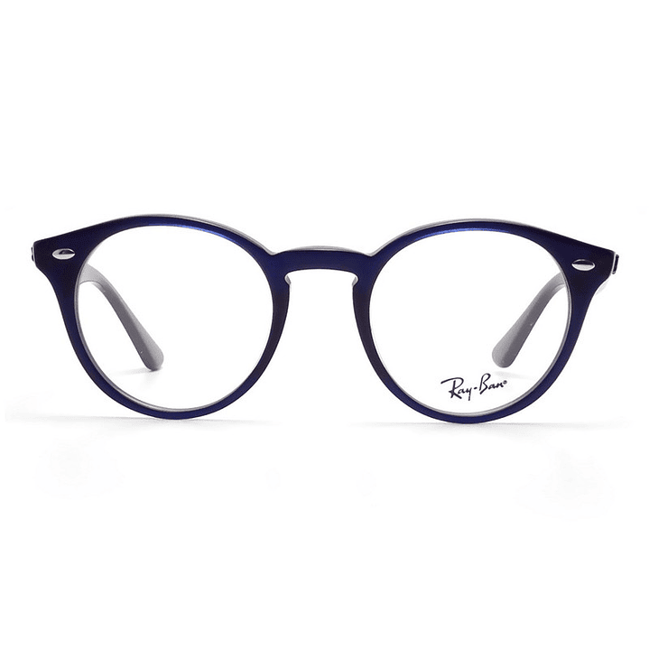 Montura de Gafas de Medida Ray Ban Round RB2180V 2013 Color Azul Talla 47mm 3