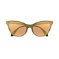 Gafas de Sol Ray Ban Blaze Eye Cat RB3580N 9037/7J Color Amarillo Talla 43mm - Miniatura 3