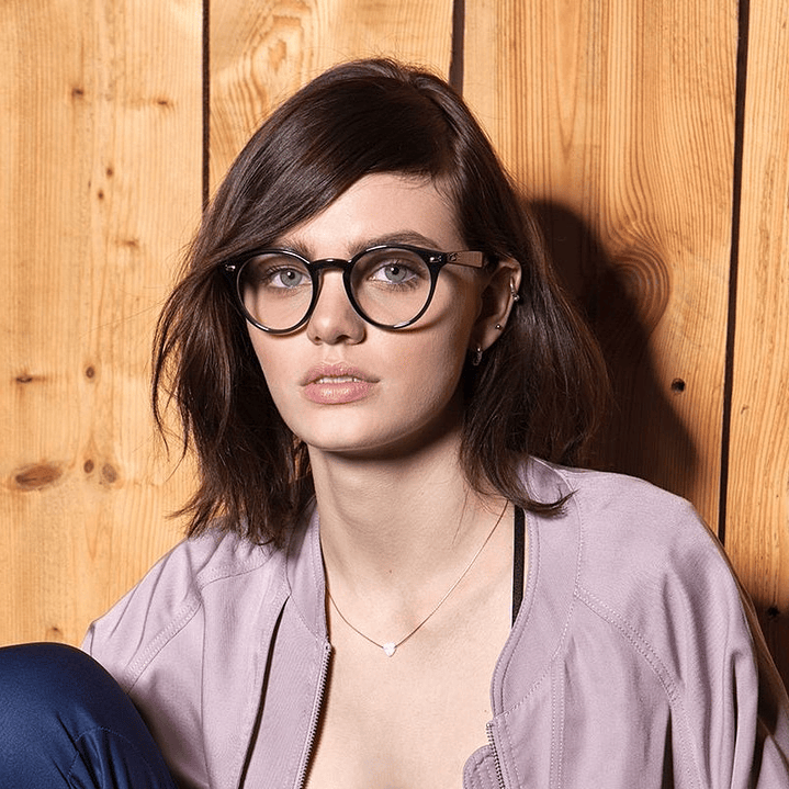 Montura de Gafas de Medida Ray Ban Round RB2180V 5495 Color Verde Talla 49mm 5