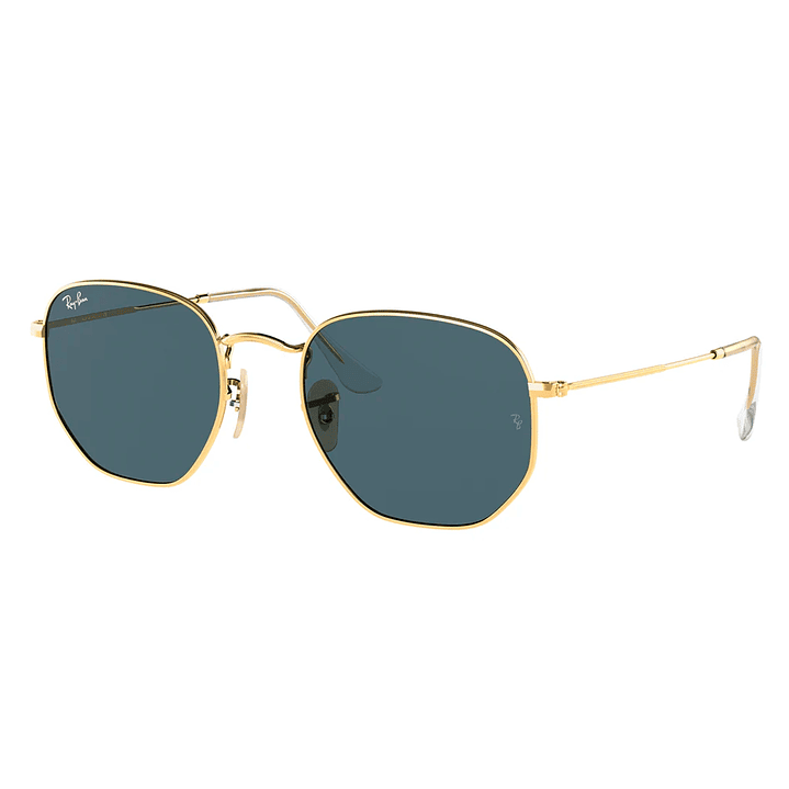 Gafas de Sol Ray Ban Hexagonal Flat RB3548N 001/R5 Color Dorado Talla 51mm 1