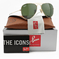 Gafas de Sol Ray Ban Aviador RB3025 L0205 Color Dorado Talla 58mm - Miniatura 1