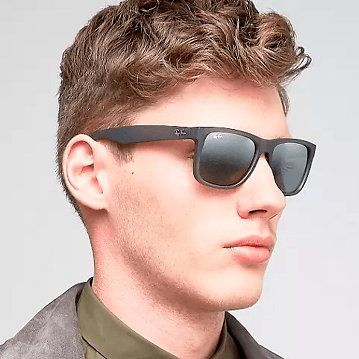 Gafas de Sol Ray Ban Wayfarer Justin RB4165 852/88 Color Gris Talla 54mm 4