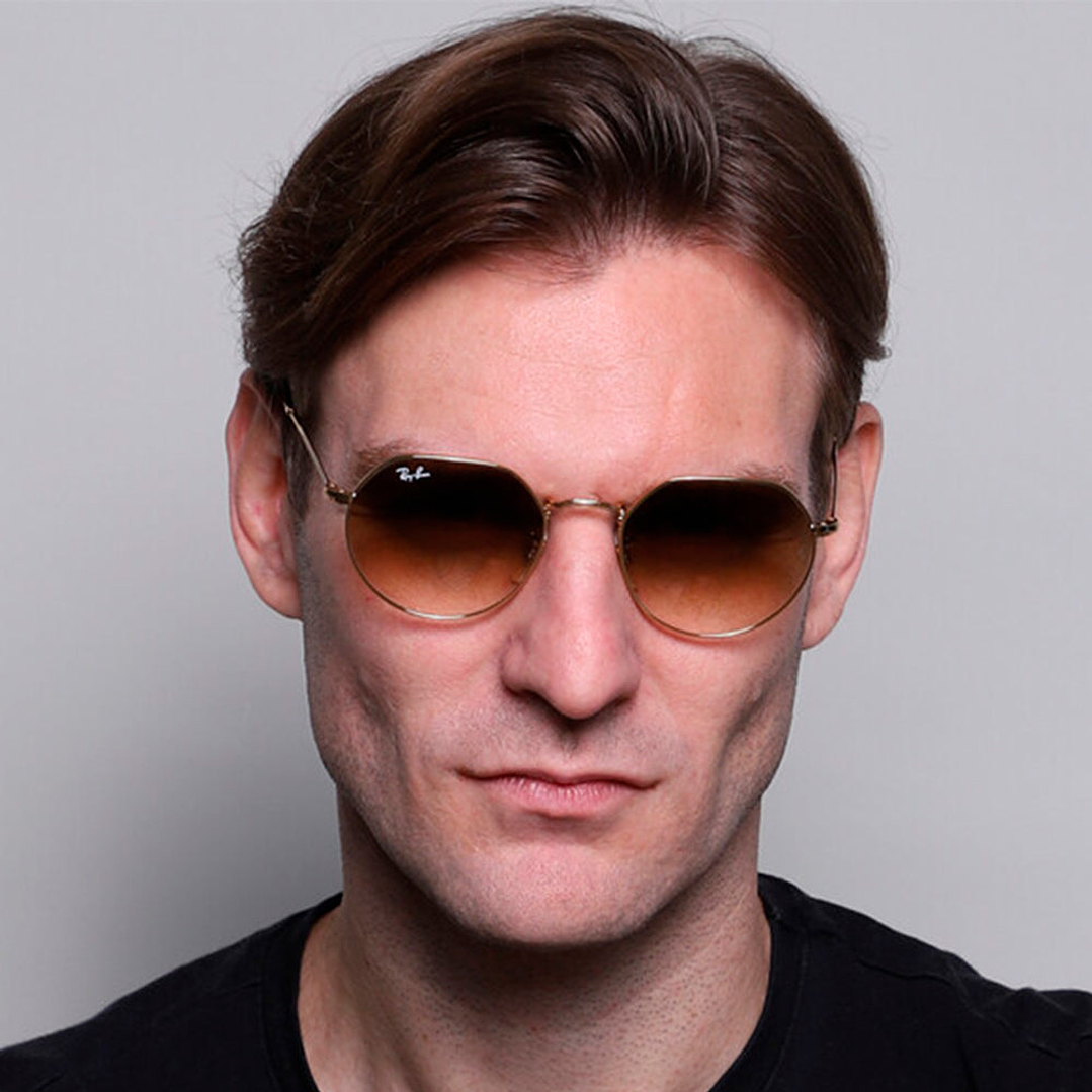 Gafas De Sol Ray Ban Round Jack RB3565 001/51 Marron 53mm 6