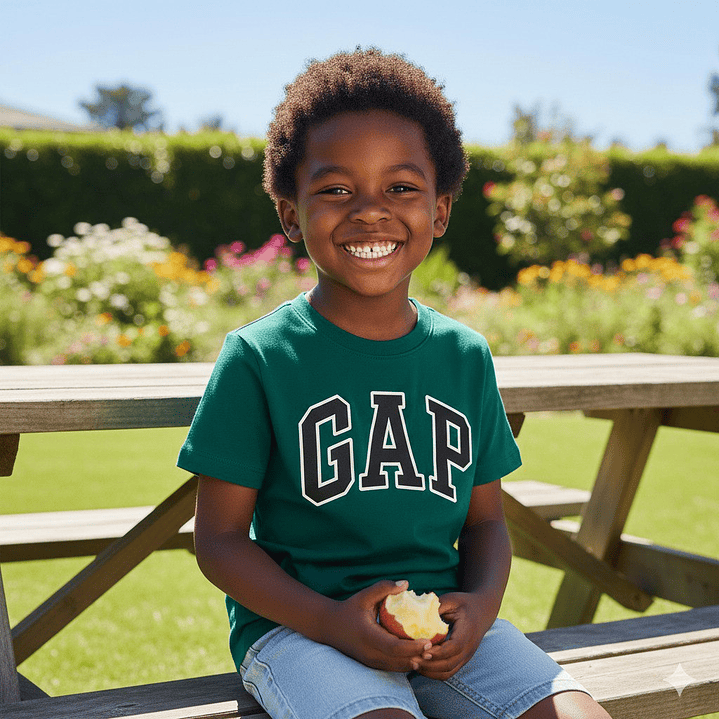 Polo Gap Original para Bebe Color Verde 7