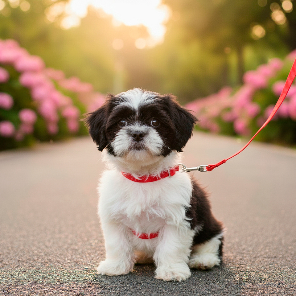 Correa Viajera Color Rojo para Mascota Talla L 7