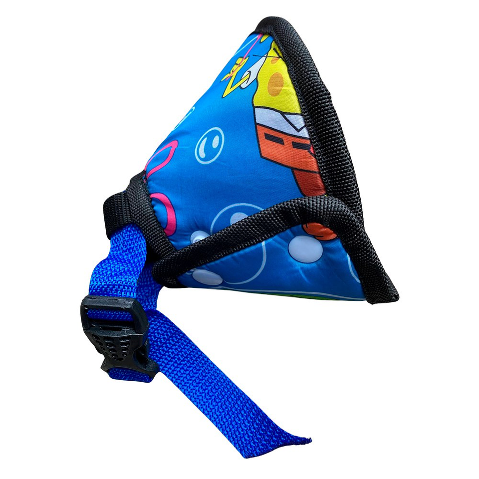 Cono para Mascota Color Celeste con Diseño de Bob Esponja Talla 1 6