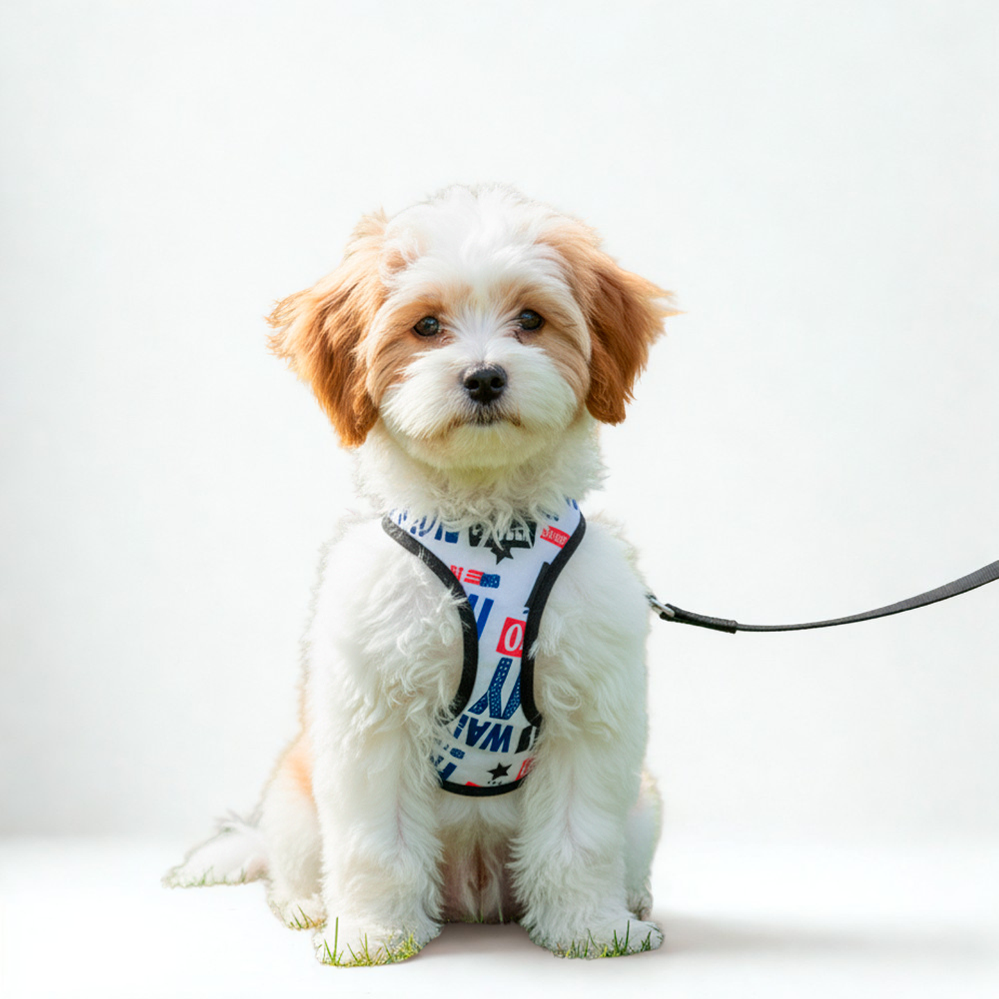 Pechera Básica para Mascotas Color Blanco Talla XS 1