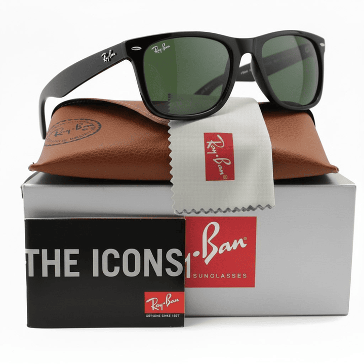 Gafas de Sol Ray Ban Wayfarer RB2140 901 Color Negro Talla 50mm 1