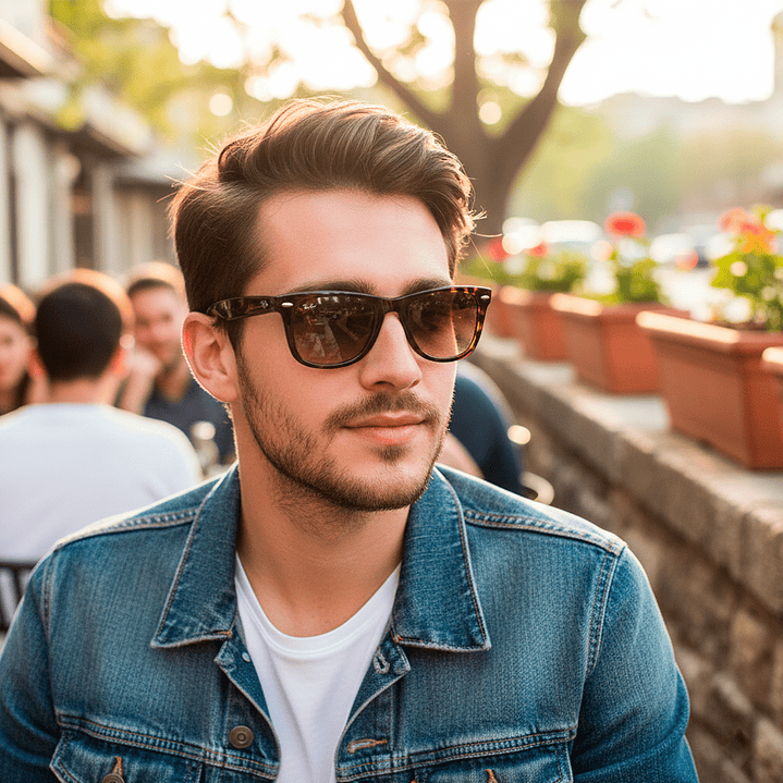 Gafas De Sol Ray Ban Wayfarer Fold RB4105 710/51 Brown Degrade  50mm 6