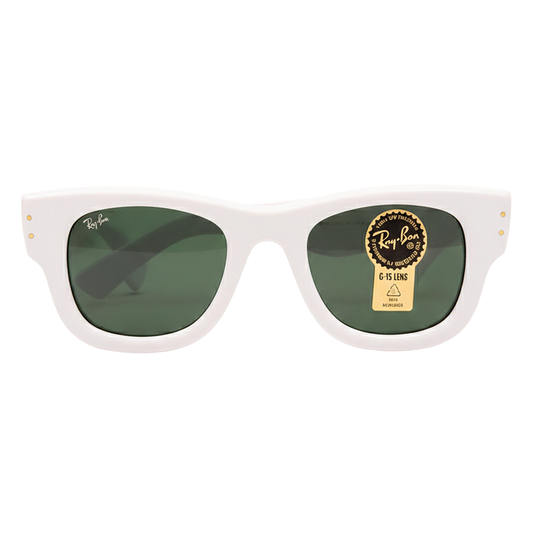 Gafas de Sol Ray Ban RB4940 971/87 Wayfarer Puffer Color Blanco 47mm   2