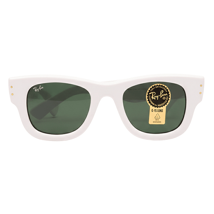 Gafas de Sol Ray Ban RB4940 971/87 Wayfarer Puffer Color Blanco 47mm   2