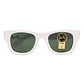 Gafas de Sol Ray Ban RB4940 971/87 Wayfarer Puffer Color Blanco 47mm   - Miniatura 2