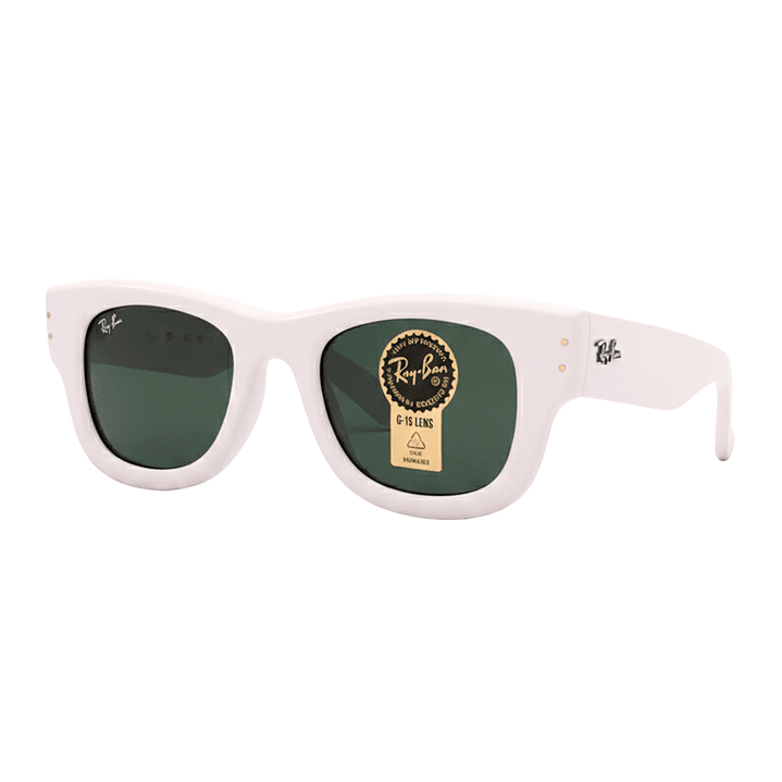 Gafas de Sol Ray Ban RB4940 971/87 Wayfarer Puffer Color Blanco 47mm   4