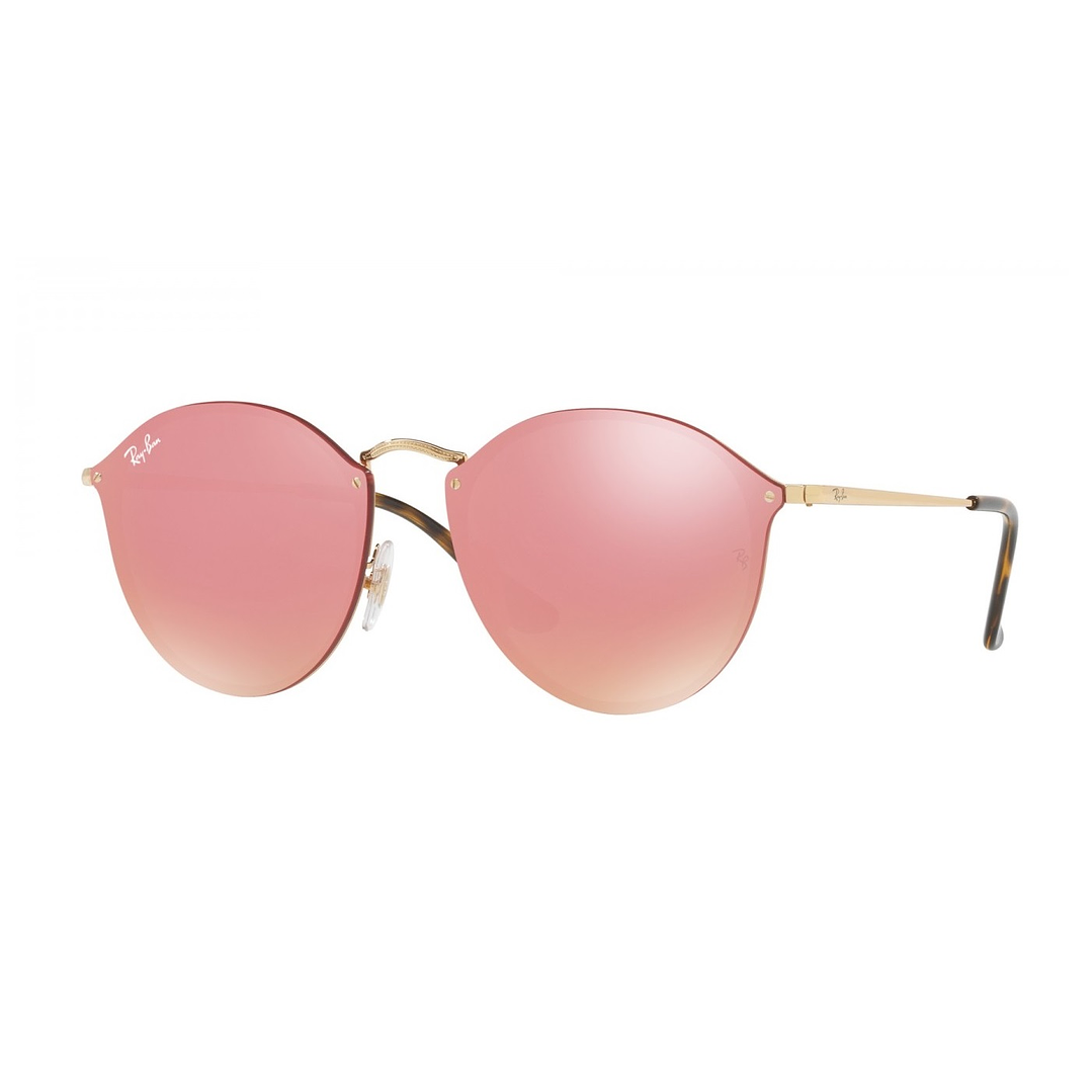 Gafas de Sol Ray Ban Blaze Round RB3574N 001/E4 Color Rosado Talla 59mm 1