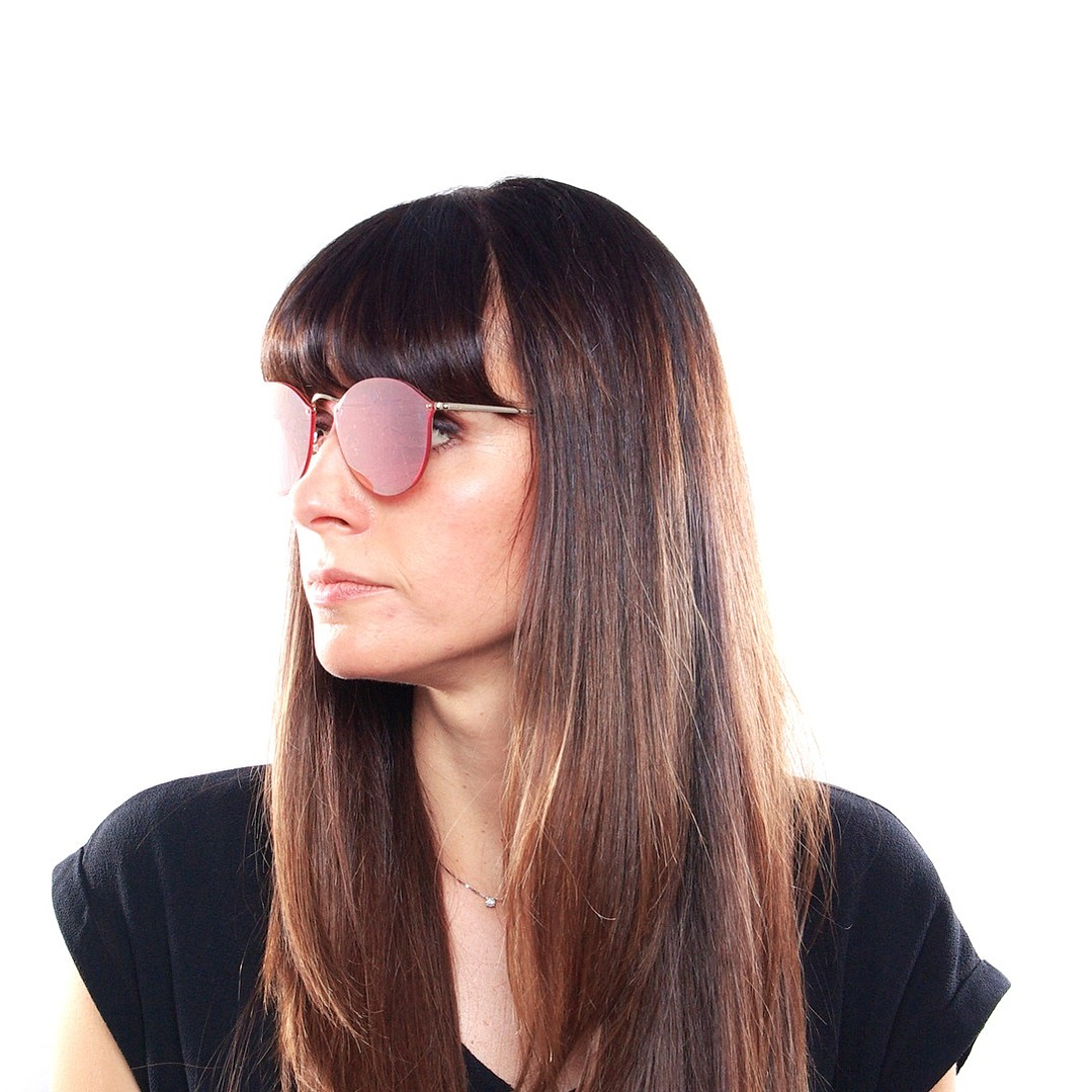 Gafas de Sol Ray Ban Blaze Round RB3574N 001/E4 Color Rosado Talla 59mm 6