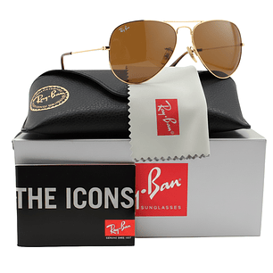 Gafas de Sol Ray Ban Aviador RB3025 001/33 Color Marron Talla 58mm