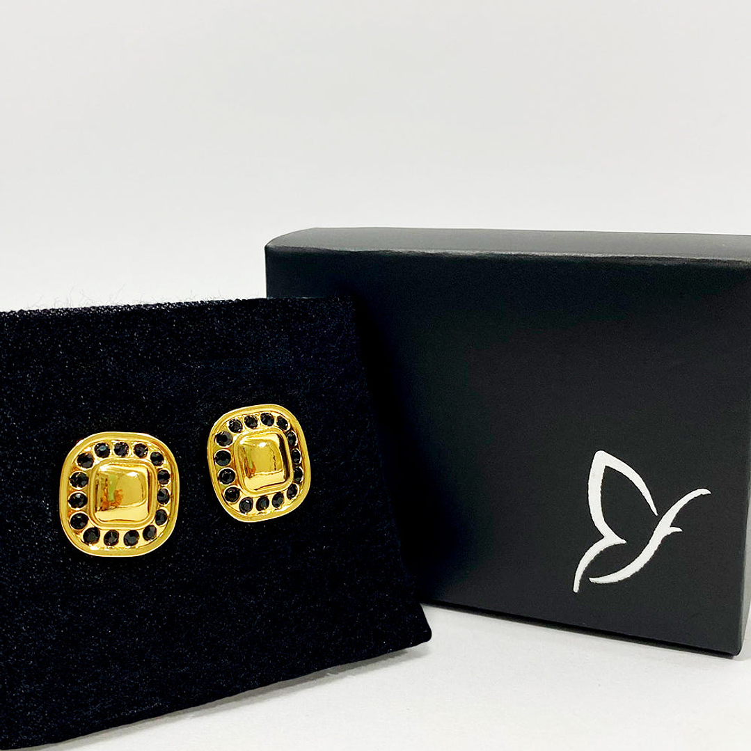 Aretes Brillo Salvaje Leopard con Diseño Dorado y Detalles Animal Print 2