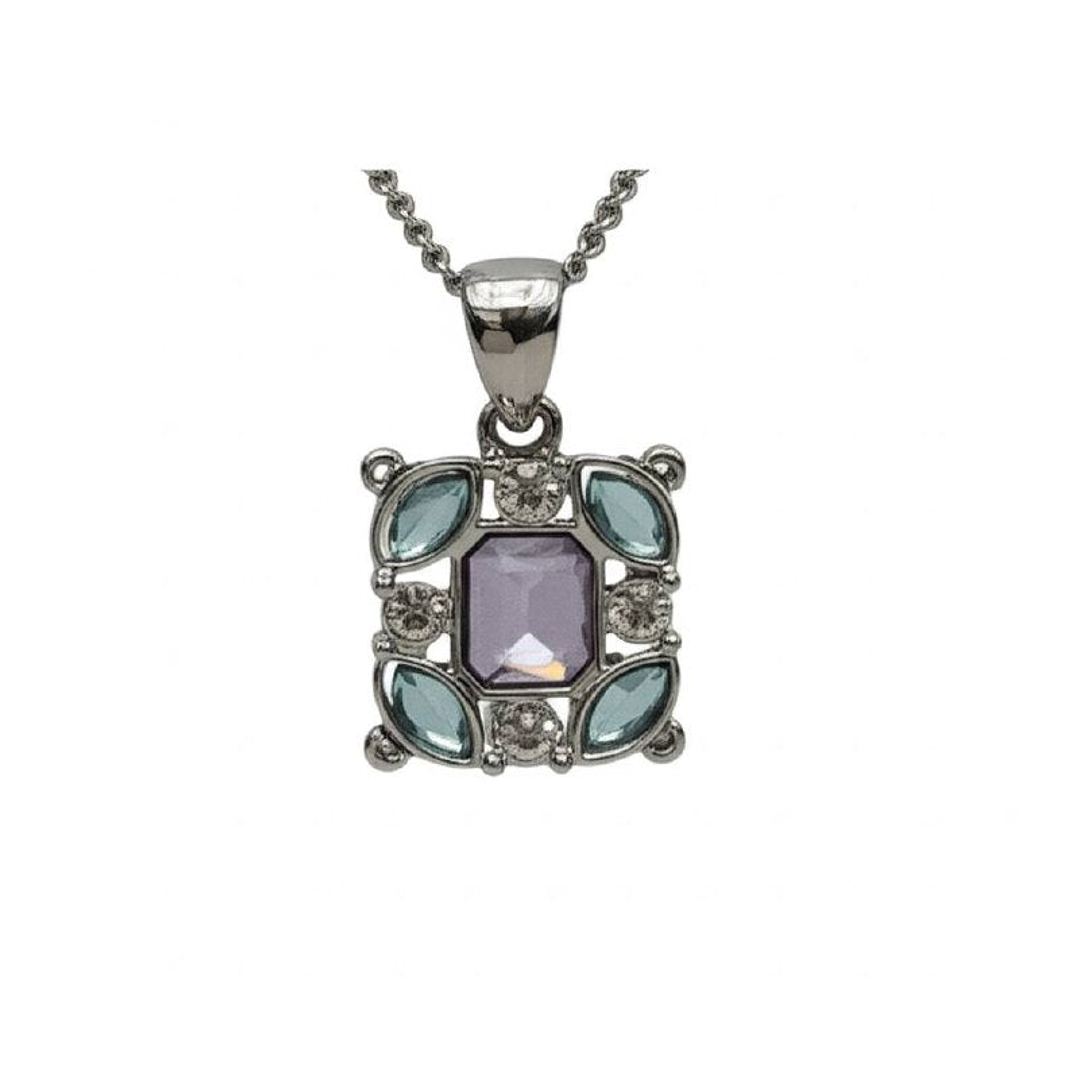 Collar y Aretes Abstractos Encanto Clásico Multicolor Set de Joyería Elegante 5