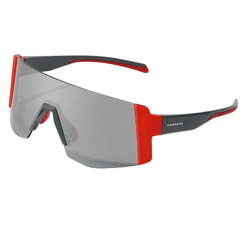 Gafas de Sol Deportivo Hawkers Lynx Small Rojo y Gris Espejado Unisex Talla 151mm