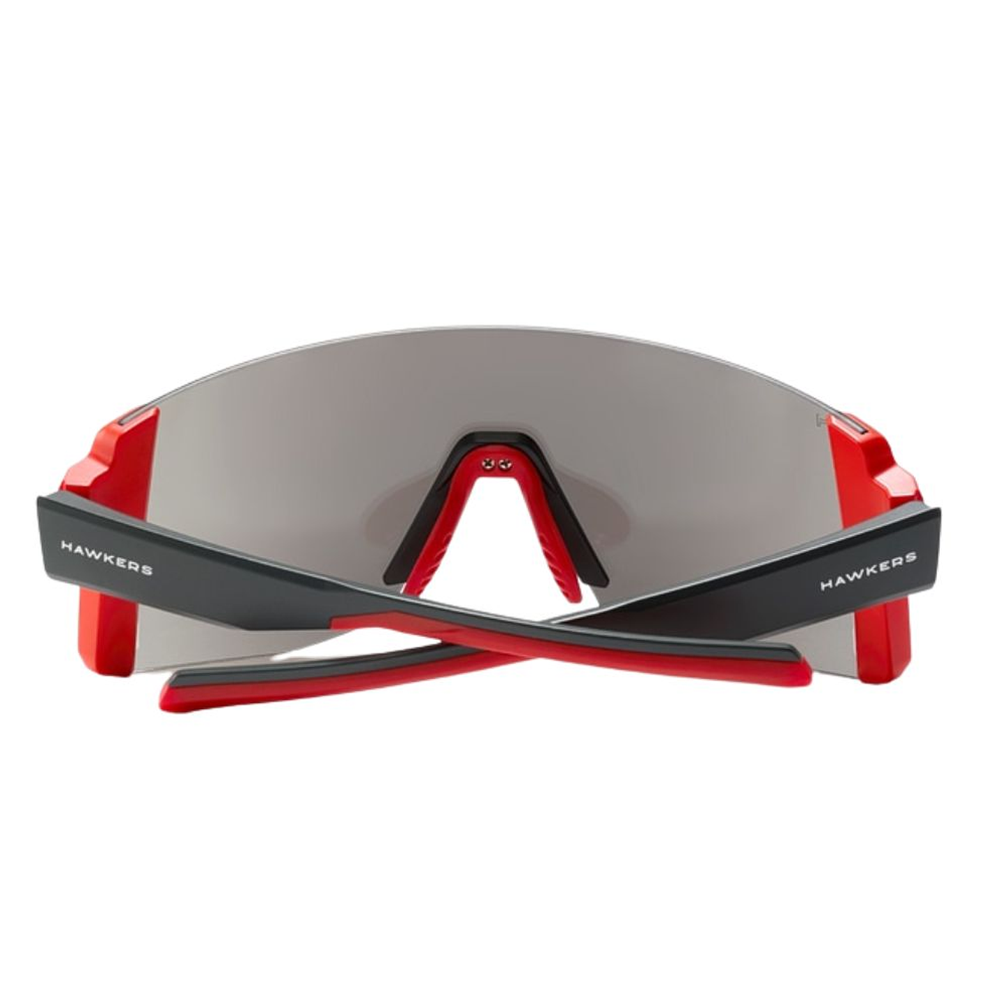Gafas de Sol Deportivo Hawkers Lynx Small Rojo y Gris Espejado Unisex Talla 151mm 5