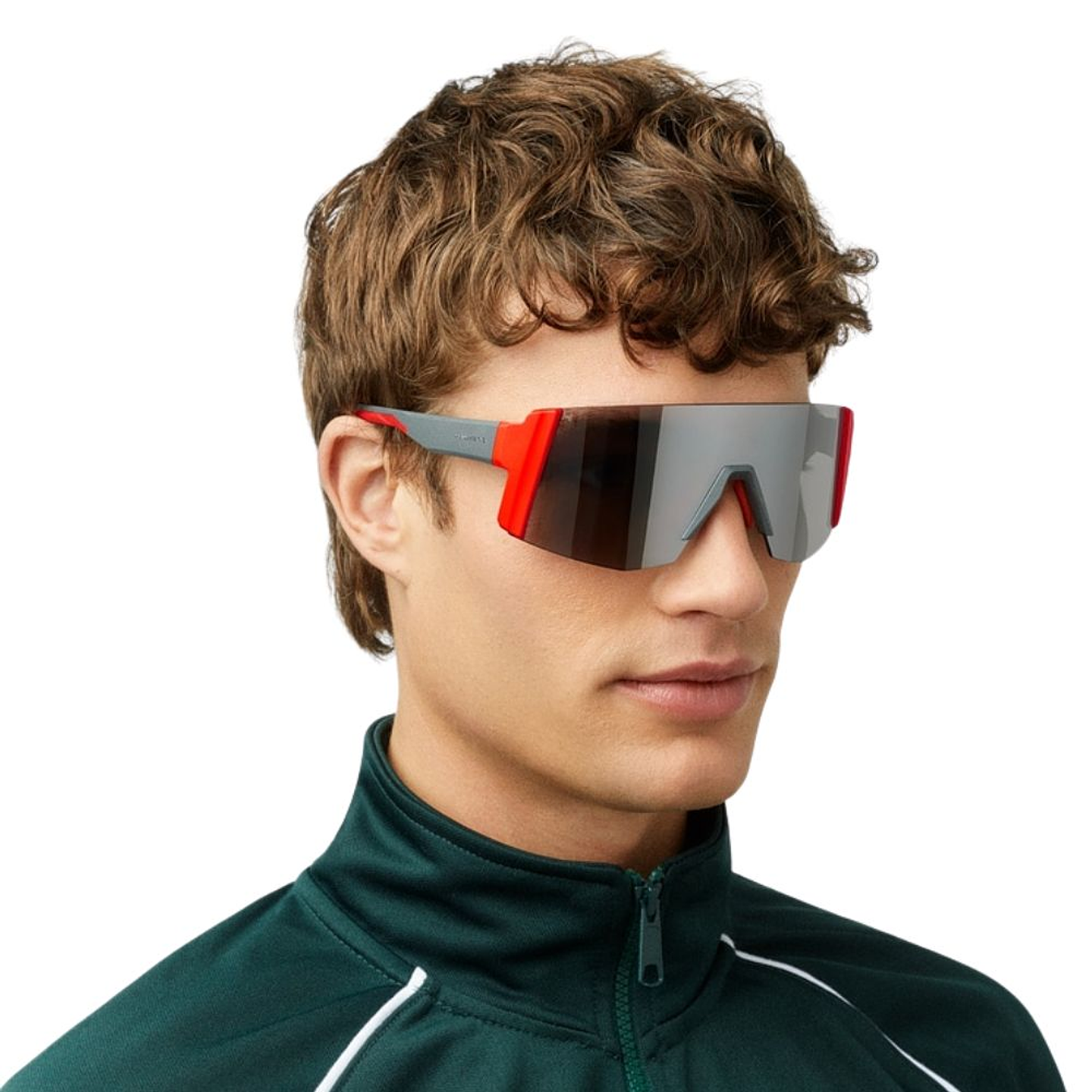 Gafas de Sol Deportivo Hawkers Lynx Small Rojo y Gris Espejado Unisex Talla 151mm 8