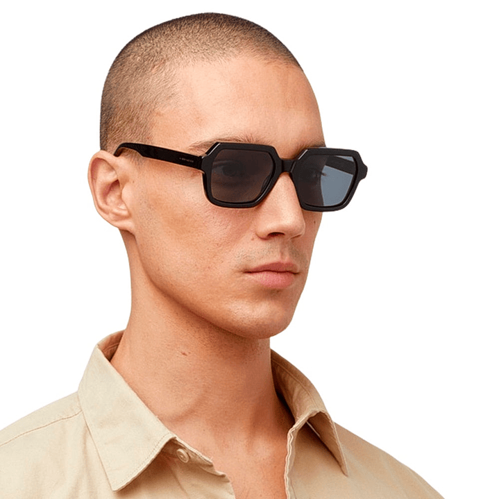 Gafas de Sol Hawkers Modelo Minimal Color Negro con Lunas Azules - 52 mm 7