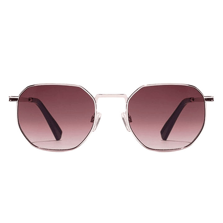 Gafas de Sol Hawkers Sixgon con Marco Dorado y Lunas Marron Degrade - 51 mm 4
