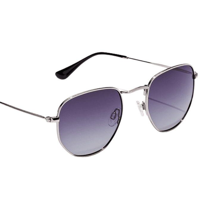 Gafas de Sol Hawkers Sixgon Drive Polarizado con Marco Plateado y Lunas Grises - 50 mm 4